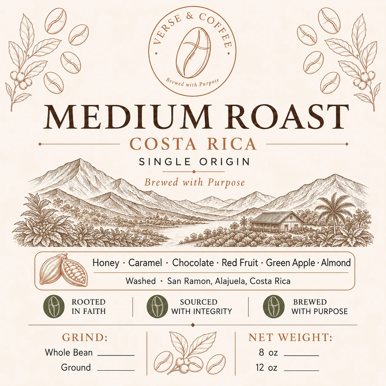 Front label