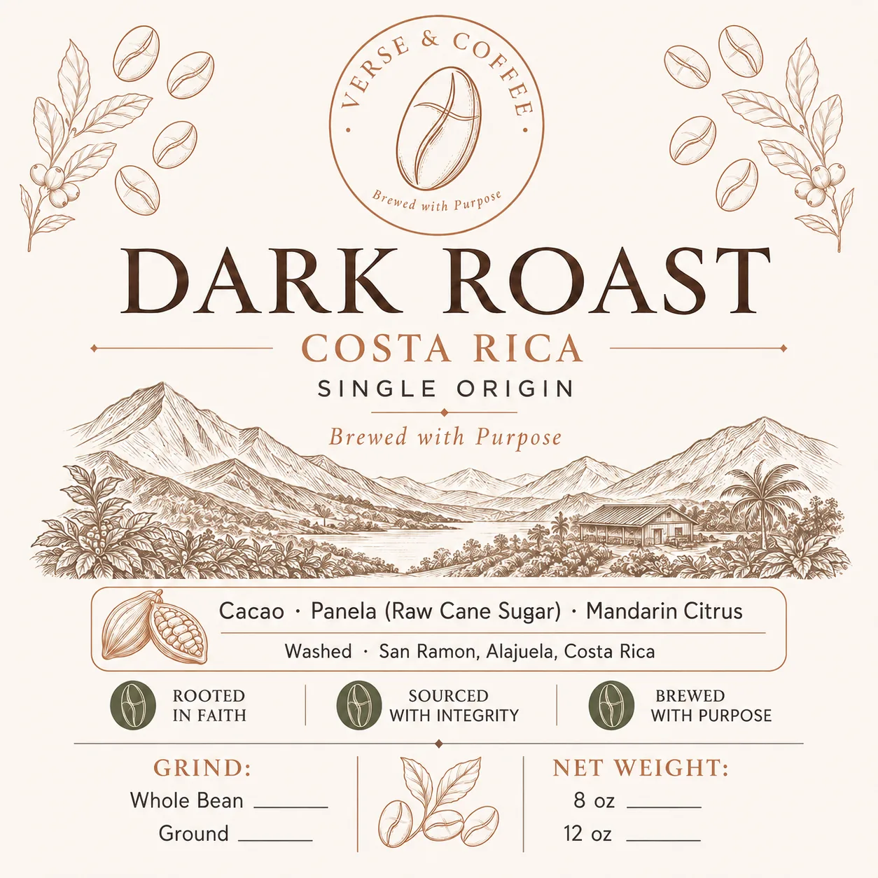 Front label