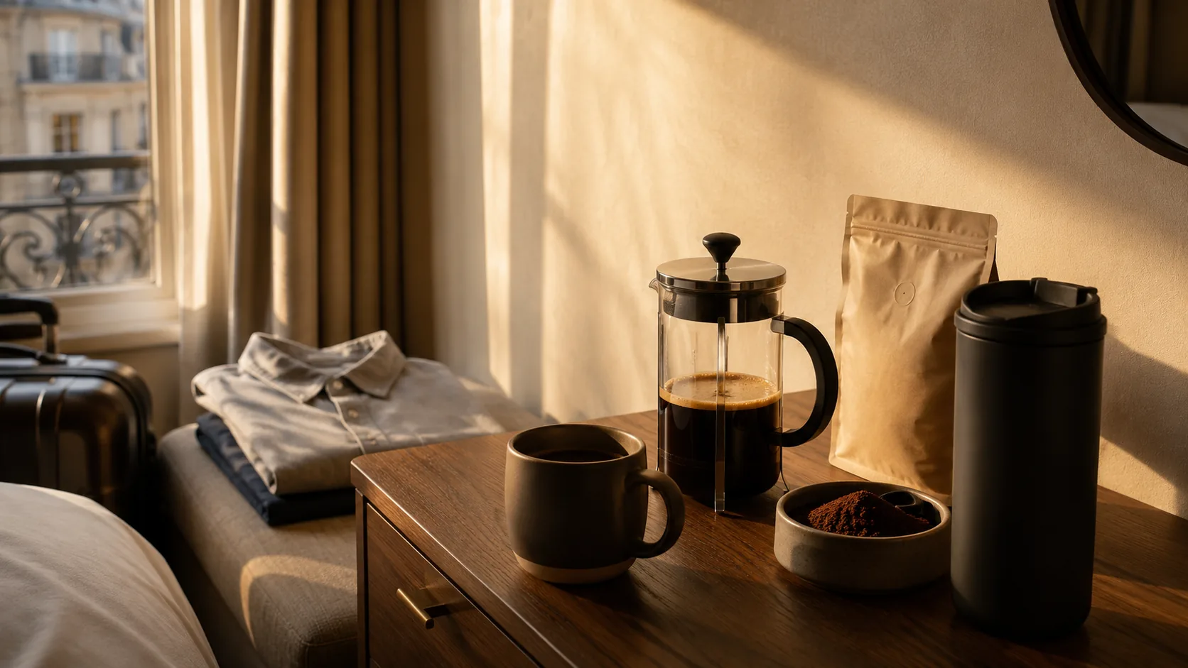 Can You Keep a Real Coffee Routine While Traveling? Here's What We Pack